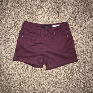 Burgundy Aéropostale shorts